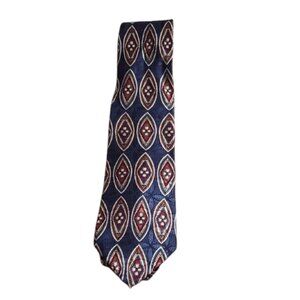 Oscar De La Renta Stylish Geometric Patterned Tie - Classic -